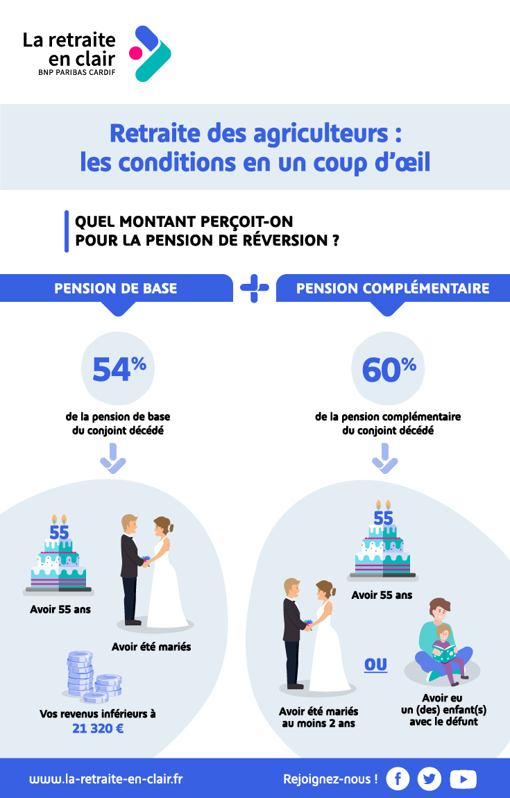 Infographie : Quel montant pour la pension de réversion ?